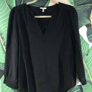 Joie black silk shirt XS